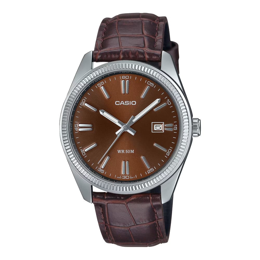 CASIO COLLECTION Mod. DATE, LEATHER - BRONZE